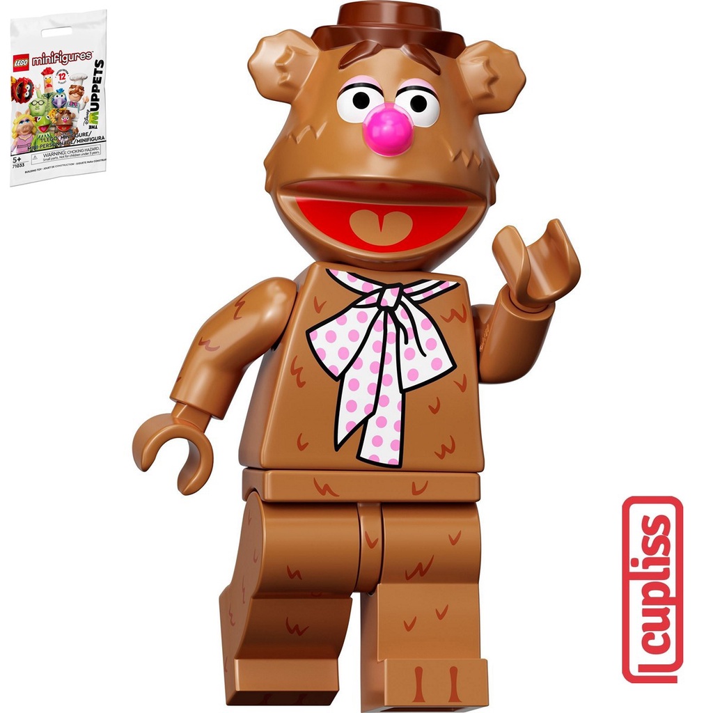 sealed - Fozzie Bear LEGO Original 71033 Minifigure Series Muppets no 7 Cupliss KG