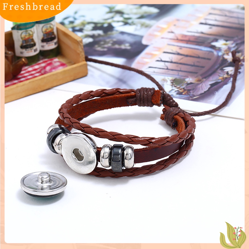 &lt; Freshbread &gt; Gelang Tali Rantai Adjustable Retro 12rasi Bintang Braided Bracelet Untuk Pesta