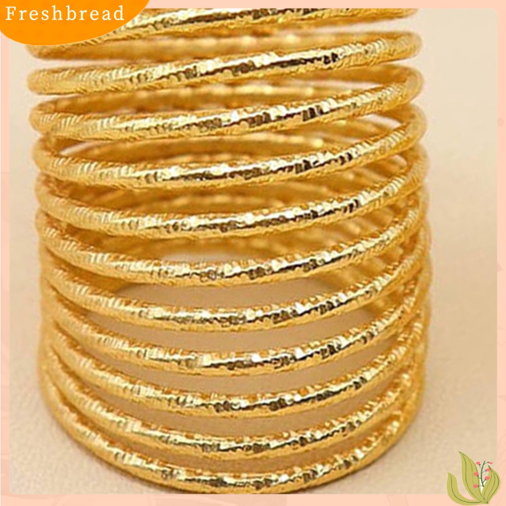 &lt; Freshbread &gt; 5Pcs Wanita Knuckle Rings Multi Lingkaran Sederhana Elastisitas Yang Dapat Disesuaikan Jari Rings Perhiasan Aksesoris