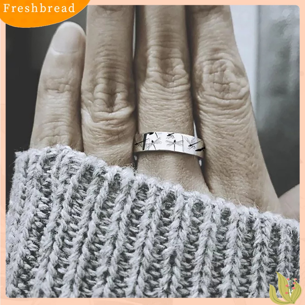 &lt; Freshbread &gt; Lady Finger Ring Cincin Buku Jari Motif Capung Vintage Simple Indah Untuk Hadiah