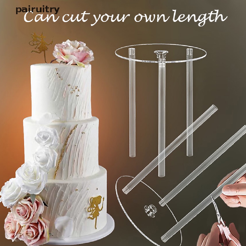 Prt Multi-layer Cake Support Set Frame Stand Kue Praktis Round Dessert Support PRT