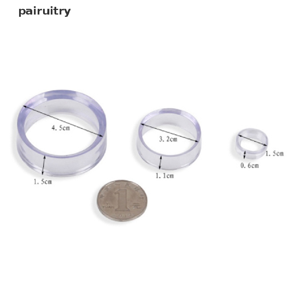 Prt 10PCS Akrilik Clear Display Stand Sphere Holder Untuk Base Bola Kristal PRT