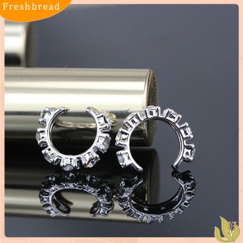 &lt; Freshbread &gt; Fashion Wanita Anting Telinga Manset Telinga Klip Telinga Stud Tulang Rawan Klip Non Piercing