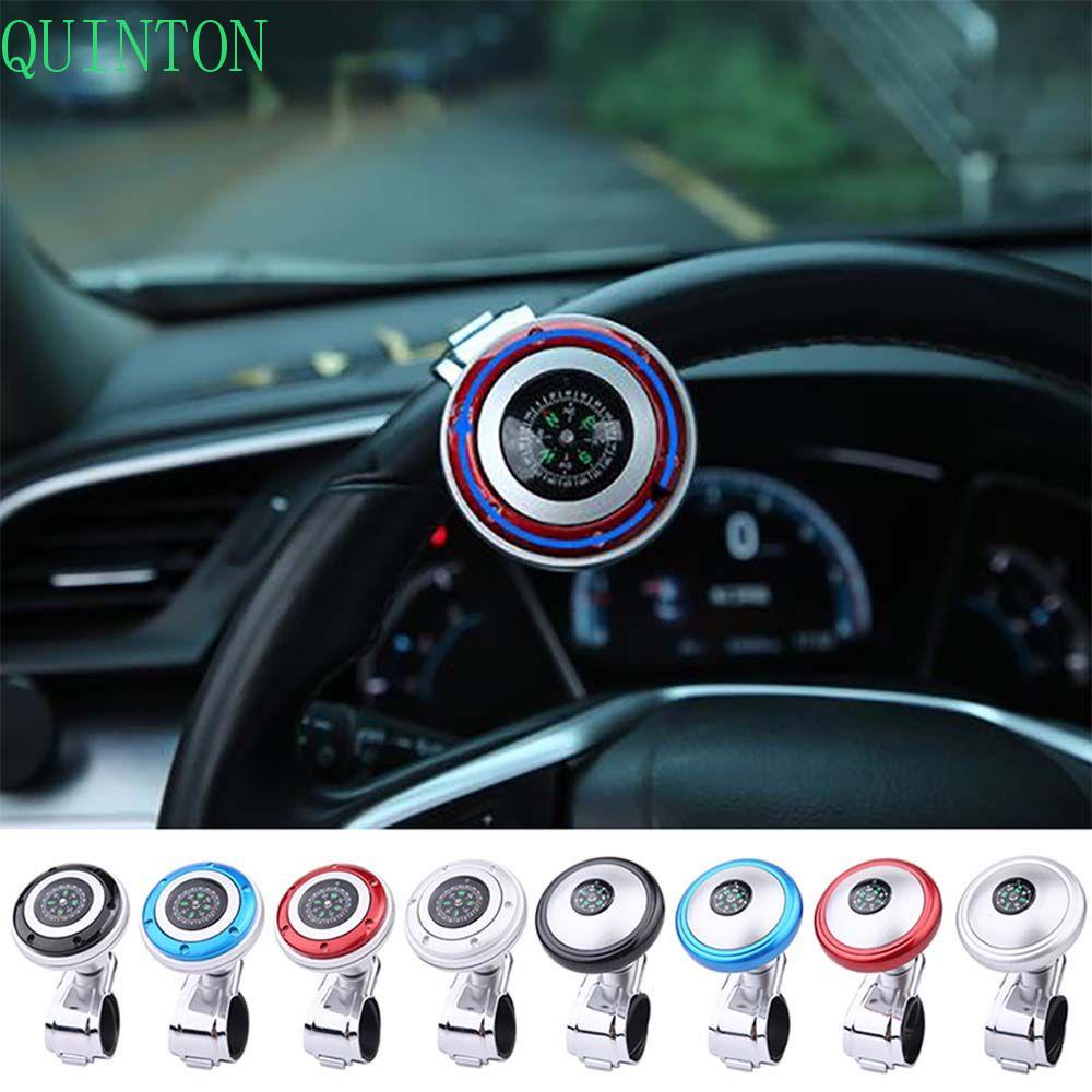 Quinton Knob Spinner Booster Setir Mobil Universal Rotasi 360 Derajat Bahan Plastik Tahan Lama Dengan Kompas Power Handle