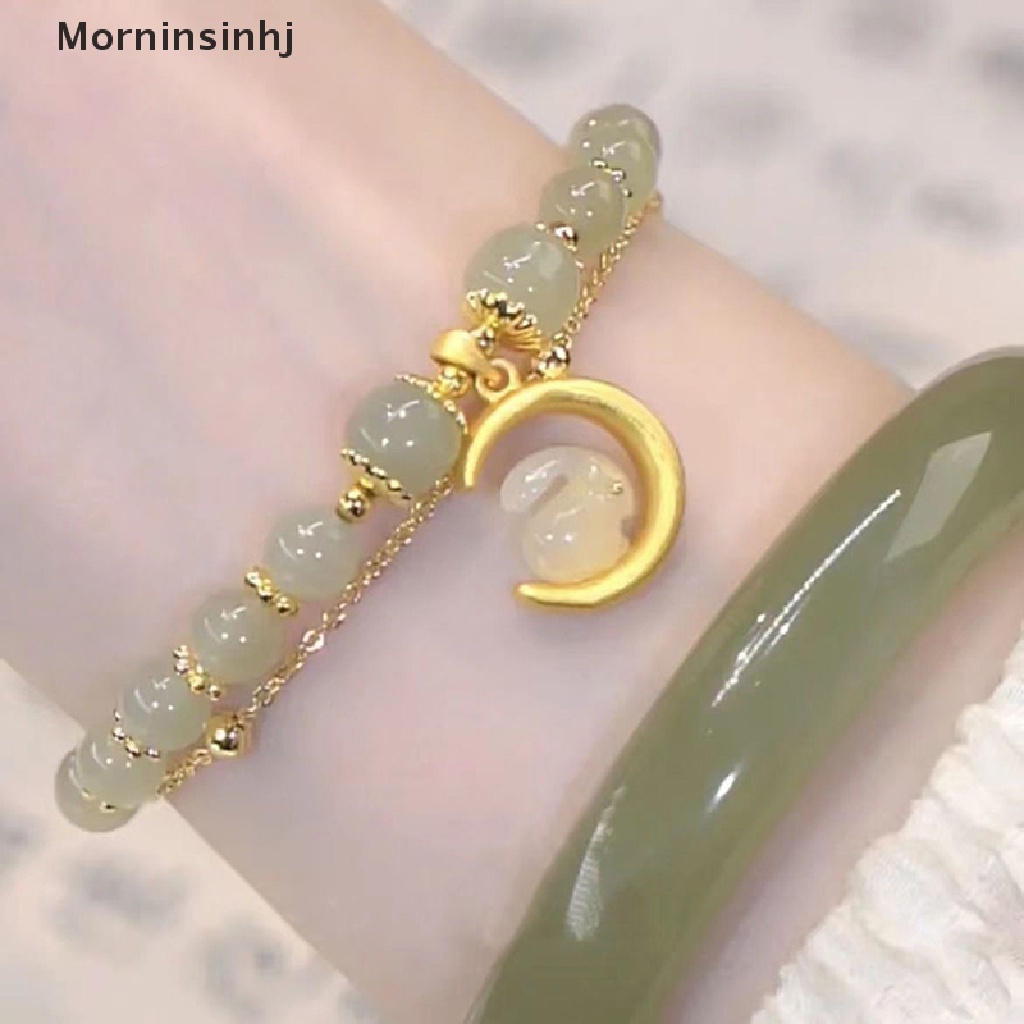 Mornin 2023terbaru Trendi Lucu Kelinci Pesona Gelang Wanita Perempuan Keberuntungan Manik-Manik Gelang Hadiah Teman Ulang Tahun id