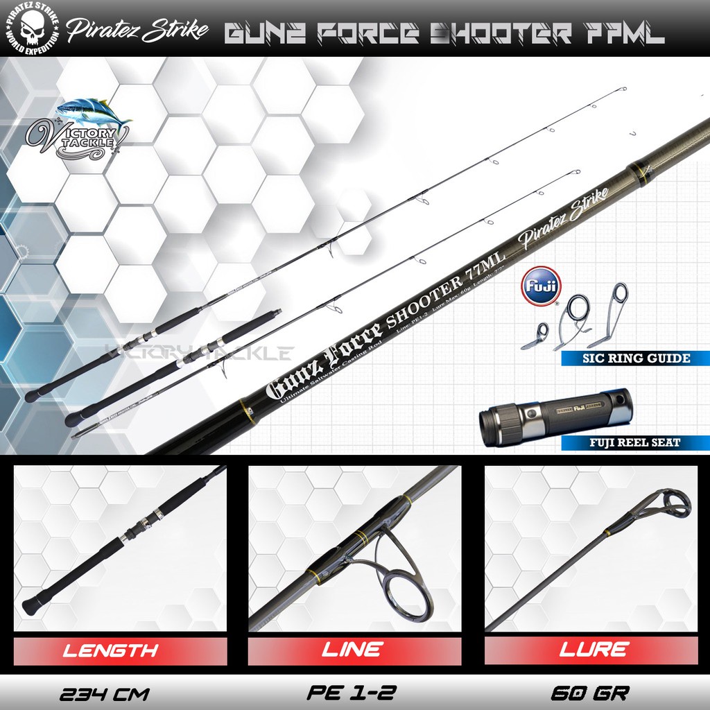 JORAN PANCING ROD PIRATEZ STRIKE GUNZ FORCE SHOOTER 77ML