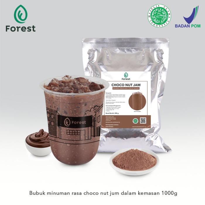 

Ready Stock-Cod Bubuk Minuman Coklat Rasa NUTELLA Powder 1000g - FOREST Bubble Drink