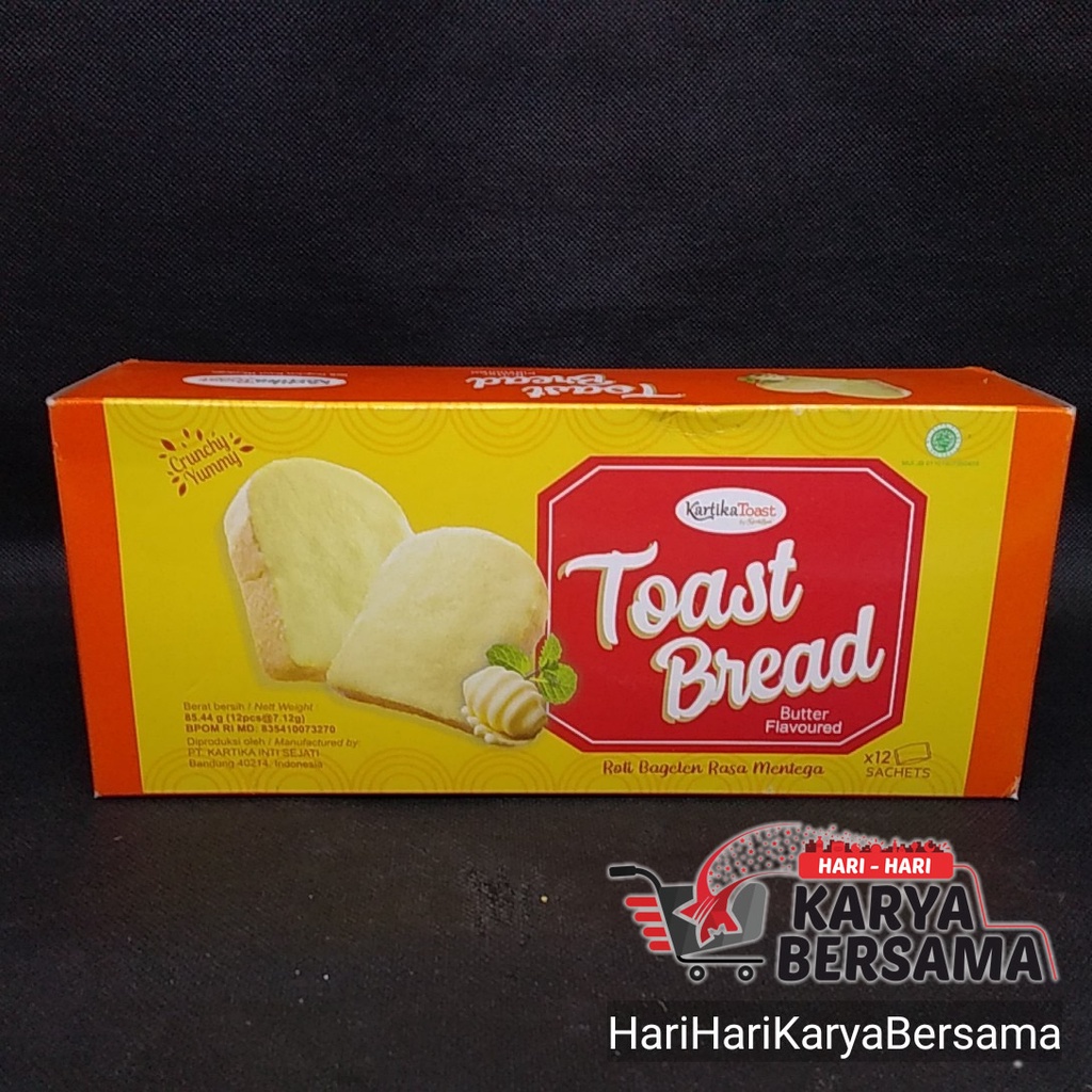 

KARTIKA TOAST BREAD BUTTER FLAVOUR 12'S X 7.12GR