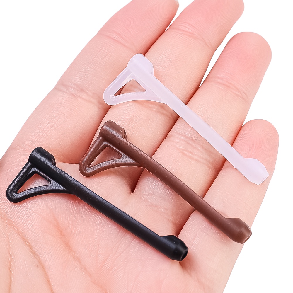 [Hot Sale] Ear Hook Silicone Anti-lost Ear Hook Kacamata Holder Wanita Anti-slip Cover 1pasang Pria Kacamata Lembut Kaki Lengan Kacamata Aksesoris