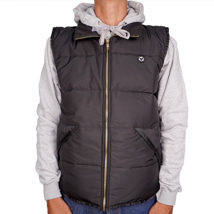 Veljko Jacket Vest Puffer - Rompi - Fredrin Black