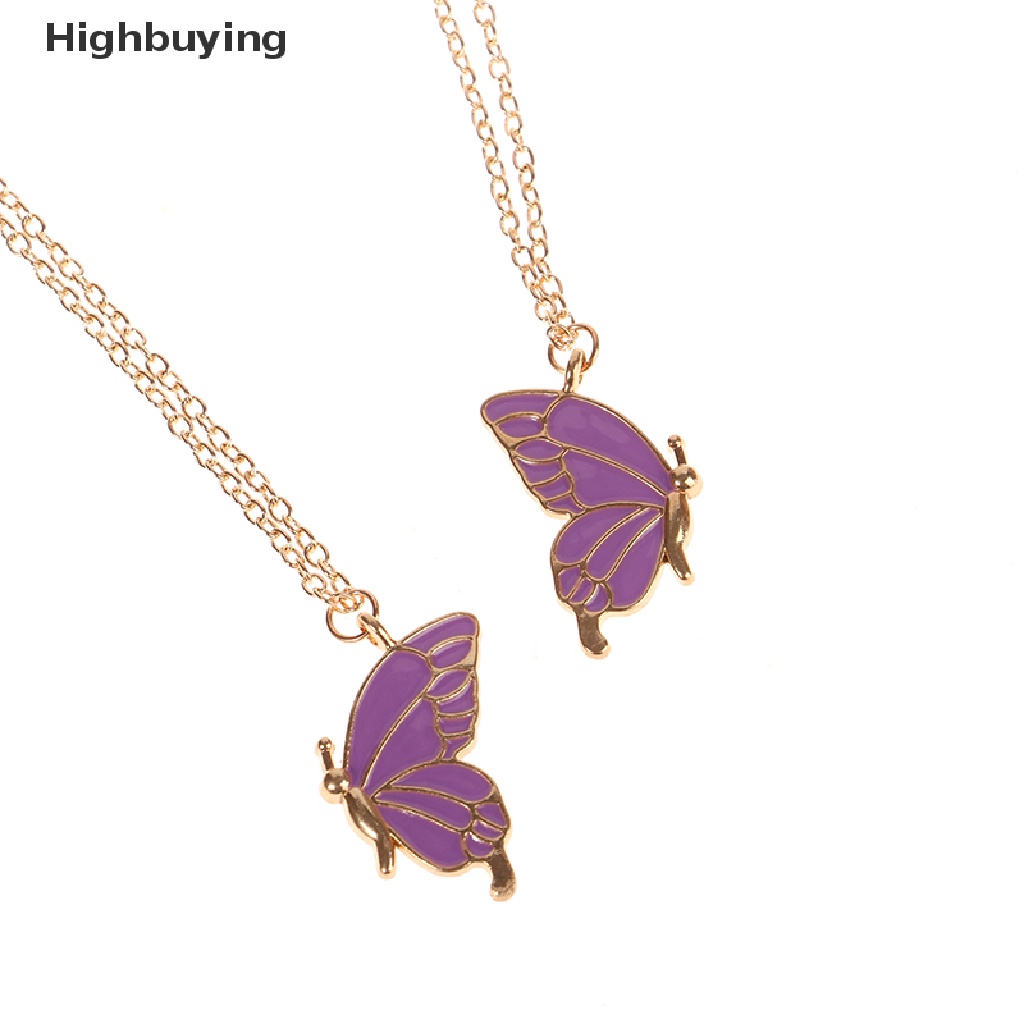 Hbid 1pasang Kalung Liontin Beauty Butterfly Hadiah Istimewah Ibu Anak Glory