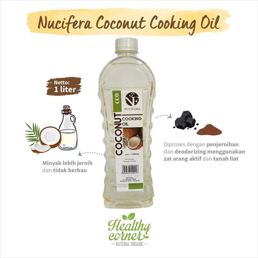 

Premium Cooking Coconut Oil ( Minyak Goreng Kelapa ) 1L Nucifera