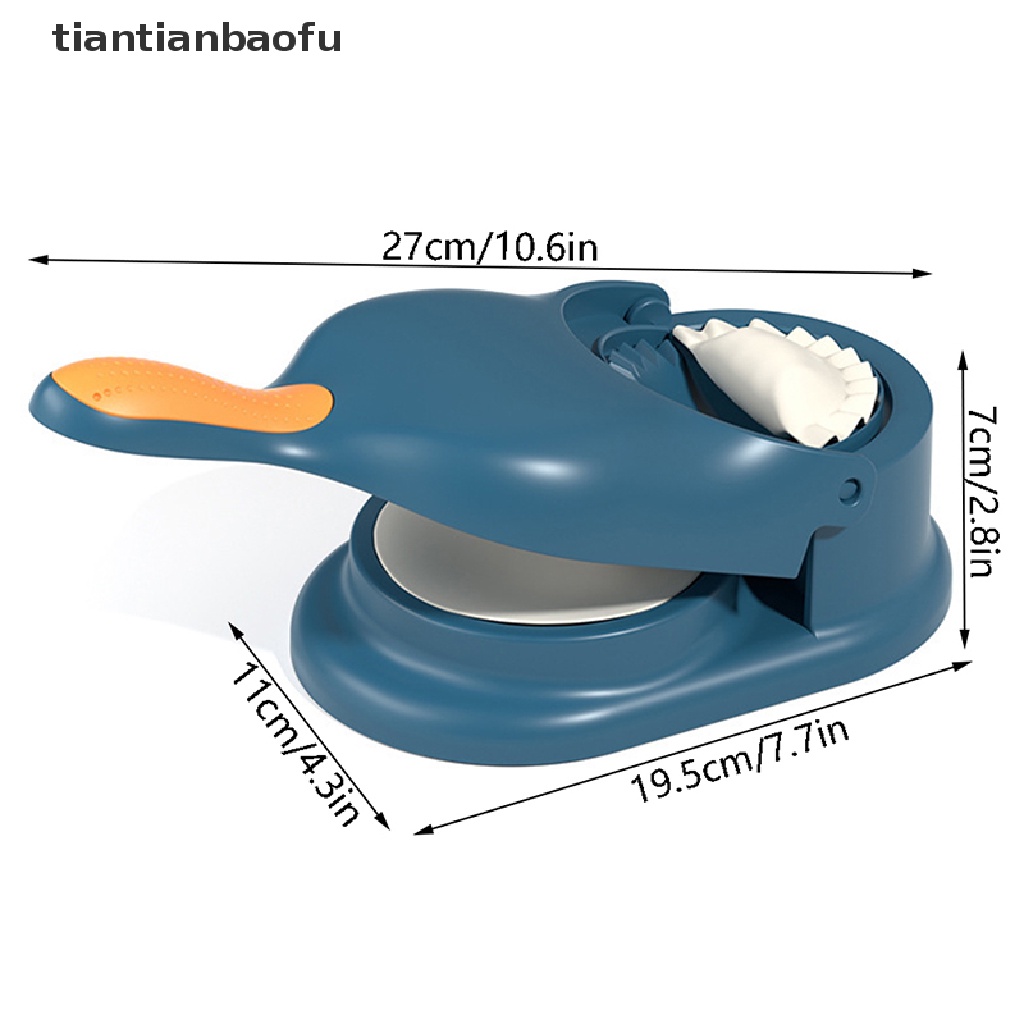 [tiantianbaofu] Manual Dumpling Maker Presser Pembungkus Adonan Cetakan Tepung Empanada Pelmeni Molds Butik