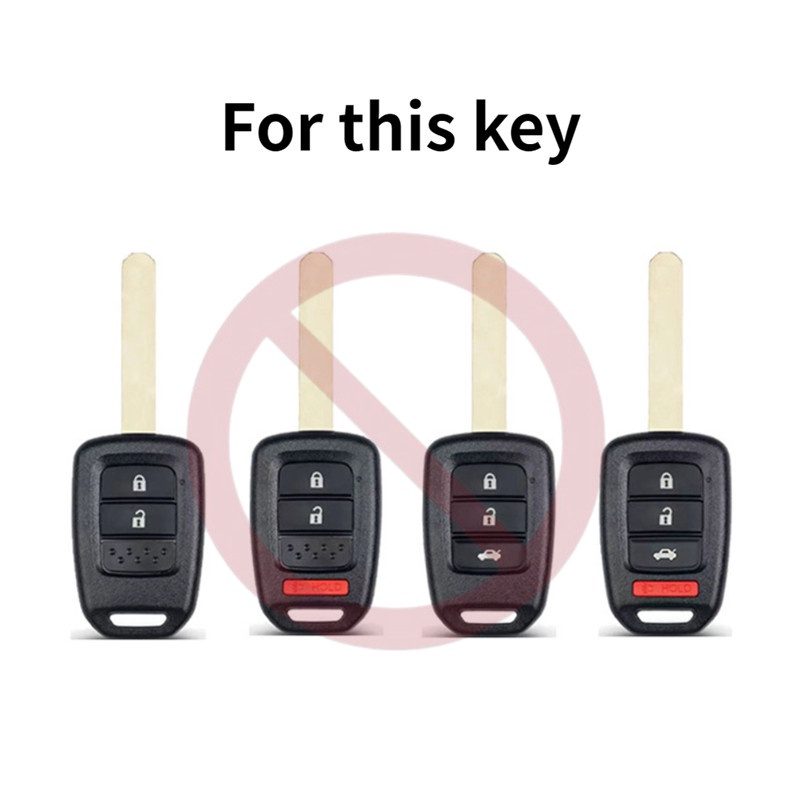 Kasus Kunci TPU Penutup Jarak Jauh Gantungan Untuk Honda Mobilio BRV HRV Accord Brio City Civic CRV Jazz 2016-2019 Cangkang Pelindung Car Remote Key Case