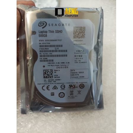 Hardisk Harddisk Hdd Hard disk Internal Laptop 500 GB Laptop Merk Seagate SSHD Slim