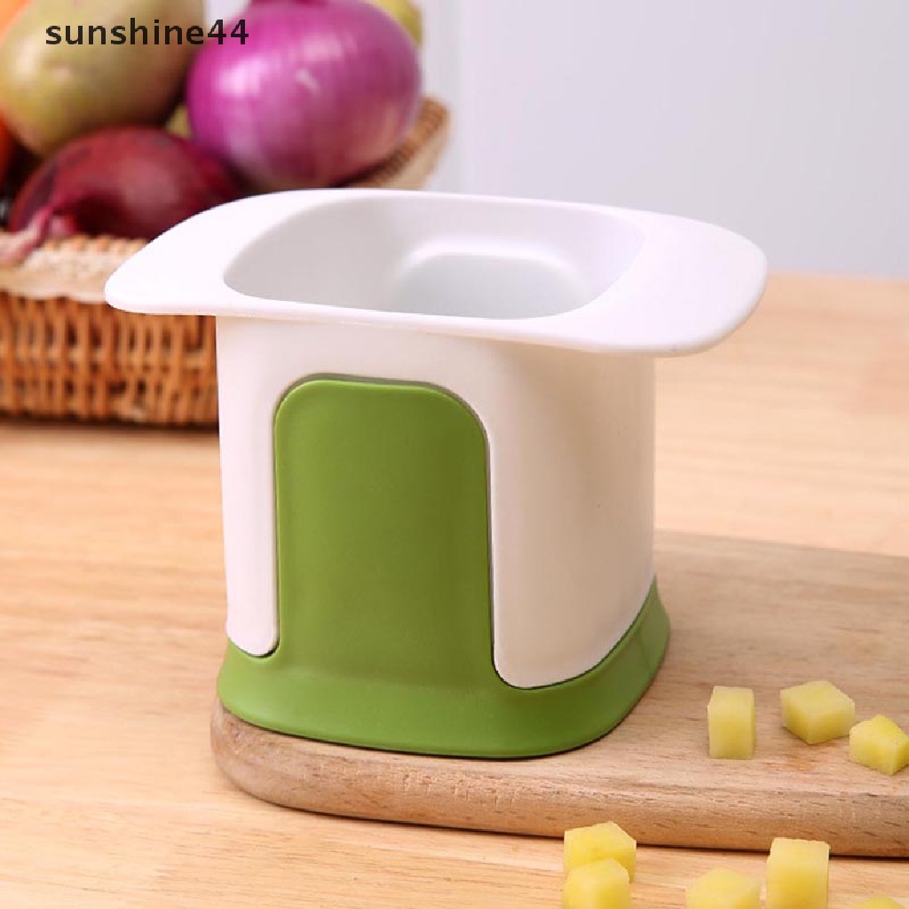 Sunshine Hand Pressure Vegetable Cutter 2in1 Pencacah Sayur Alat Penghancur Dapur ID