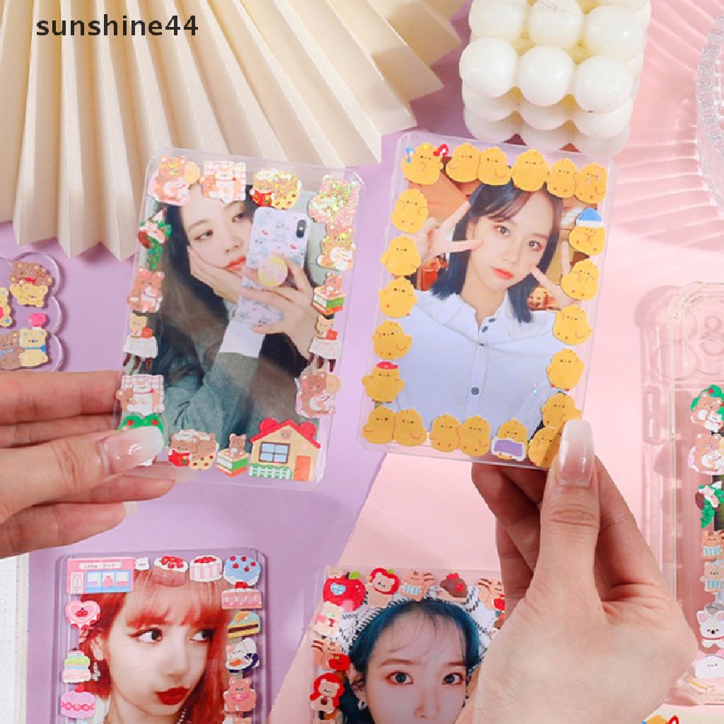 Sunshine6 /8 /12pcs a pack Kawaii Renda Tepi DIY washi tape scrapbooking diary scene Foto Bingkai Dekorasi Lucu er Alat Tulis Sekolah ID