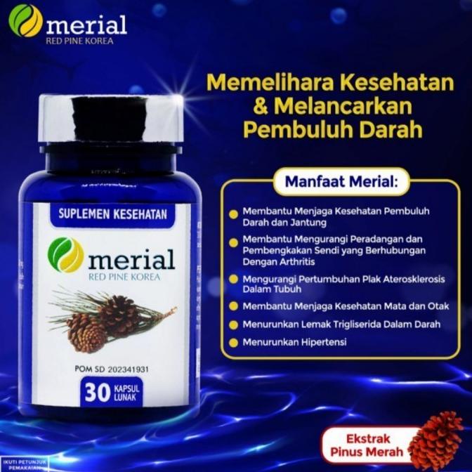 100% ORIGINAL MERIAL FISH OIL Original Asli % Suplemen Herbal Kesehatan Tubuh