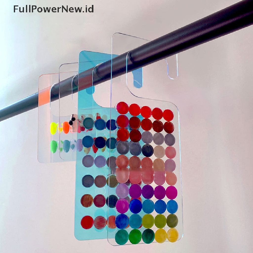 Power Aurora Papan Display Nail Art Transparan Akrilik Pajangan Sample Kuku Palsu ID