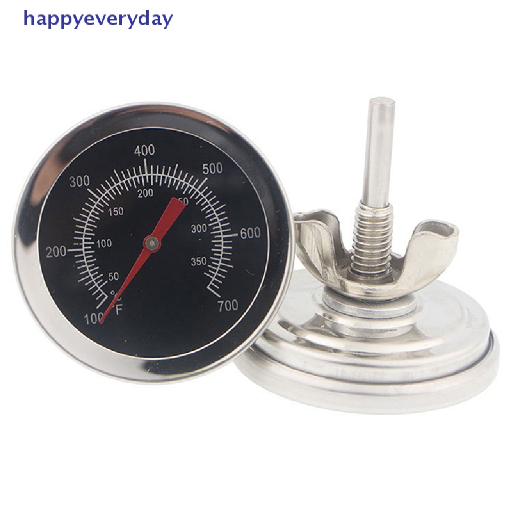 [happy] Termometer Oven Stainless Steel BBQ Bimetallic Dual Gage Alat Masak 700derajat [ID]