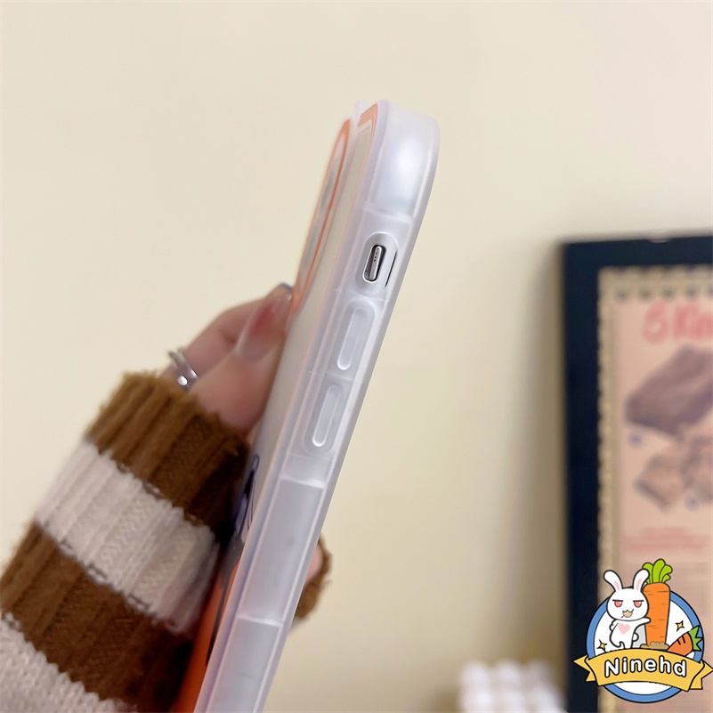 IPHONE Casing Kompatibel Untuk Iphone14 13 12 11 Pro Max X Xr Xs Max SE 8 7 6 6s Plus Kualitas Tinggi Kartun Lucu Bening Casing Ponsel Transparan Anti-Jatuh Lembut TPU Shockproof Cover Pelindung
