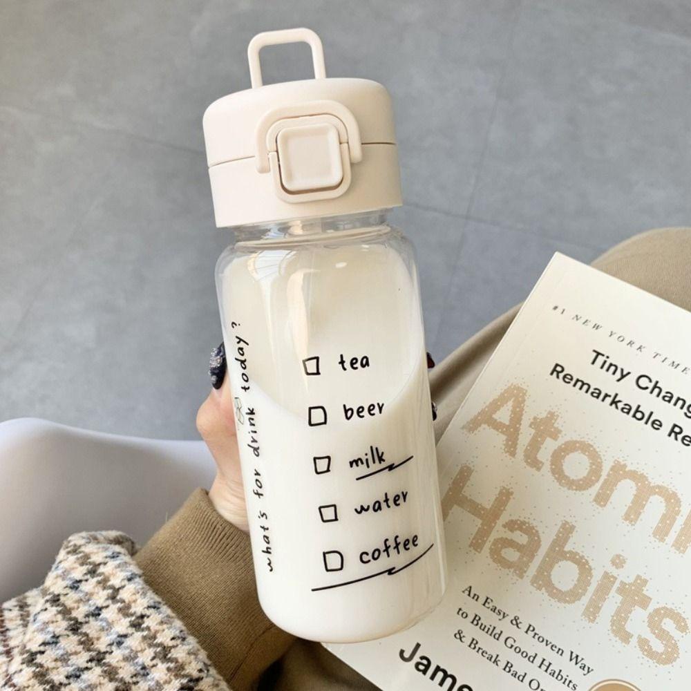 [Elegan] Botol Air Minum Lucu Anti Bocor Kartun Silikon Sedotan Motif Kelinci Food Grade Juice Cup