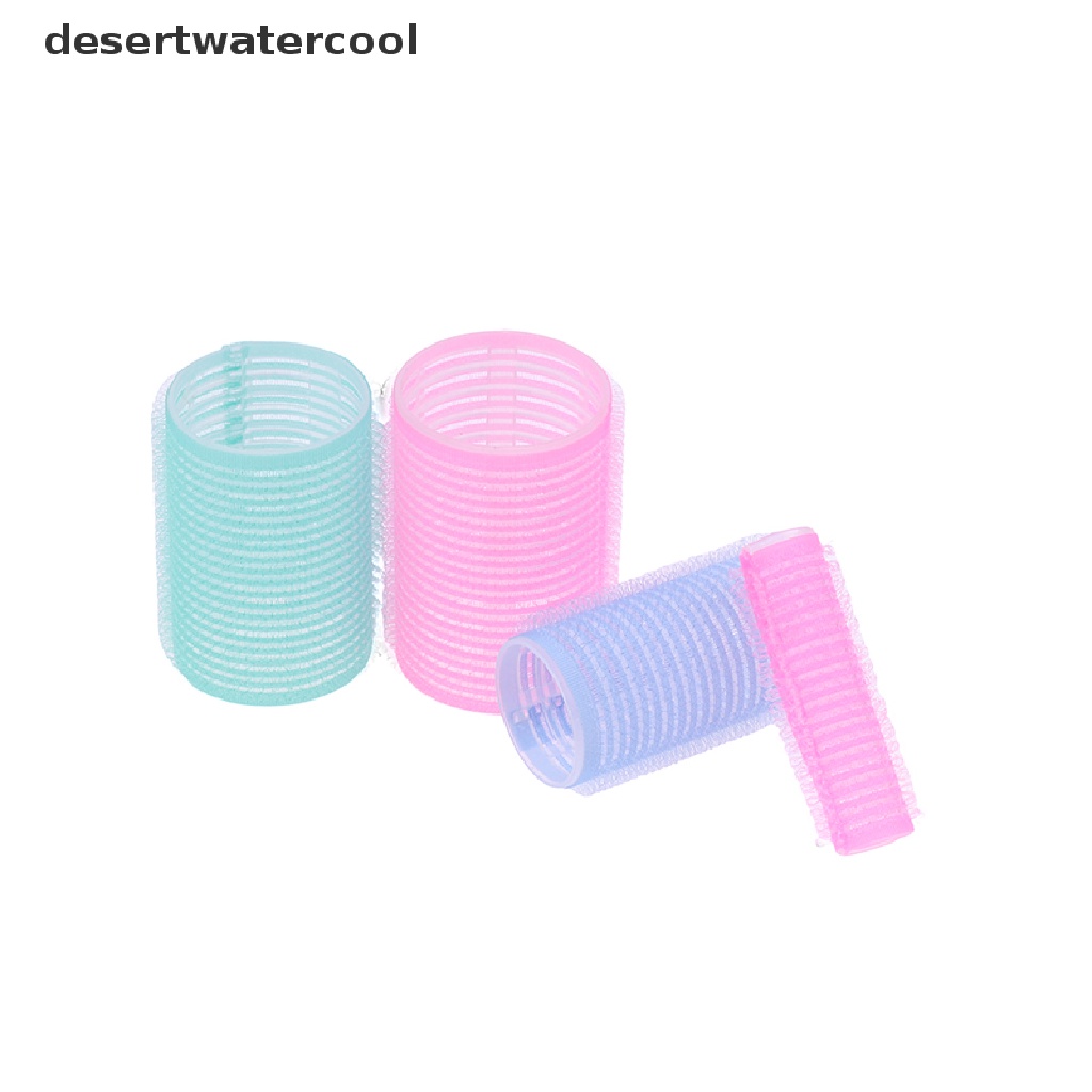 Deid 6Pcs Rol Rambut Self Grip Cling Beda Ukuran DIY Hairdressing Hair Curlers Martijn