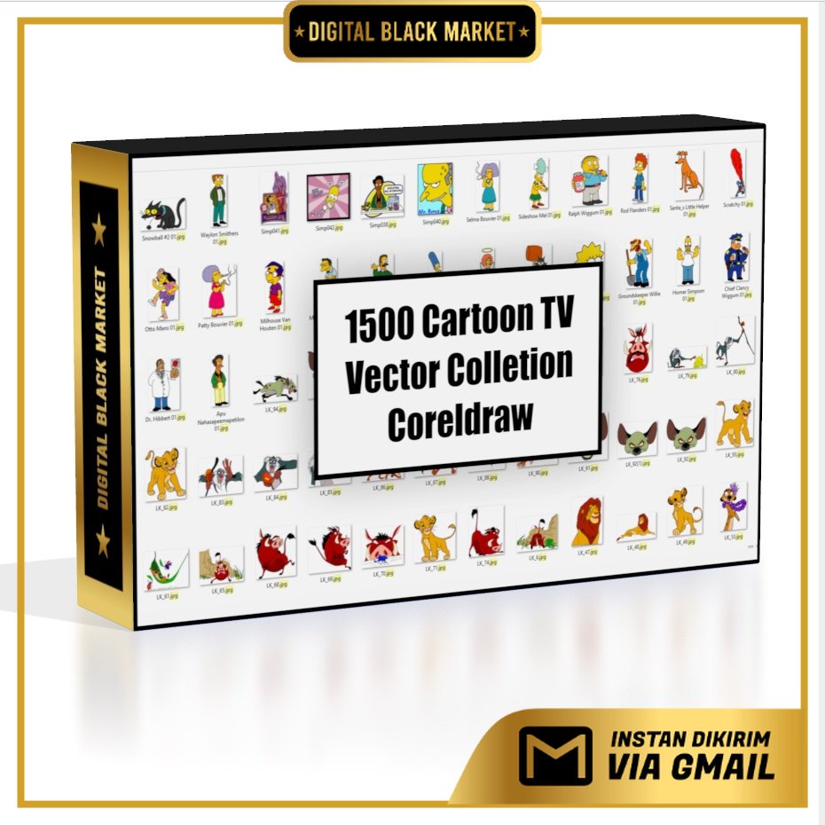 1500 Cartoon TV Vector Colletion Coreldraw