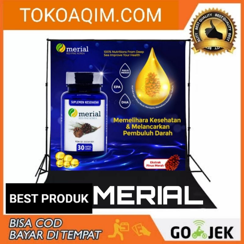 100% ORIGINAL Merial Fish Oil Original Produk