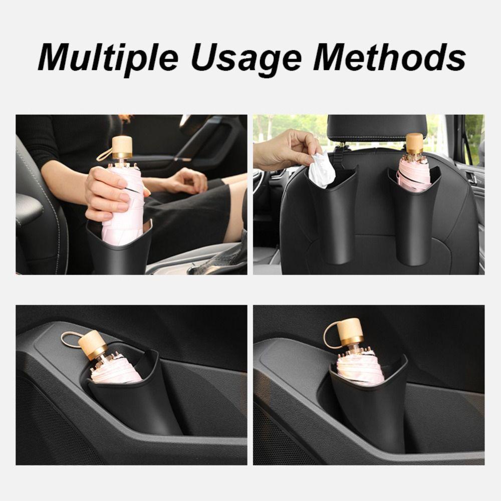 POPULAR Car Organizer Dengan Hook Storage Bucket Kotak Penyimpanan Mobil Cup Tempat Minuman