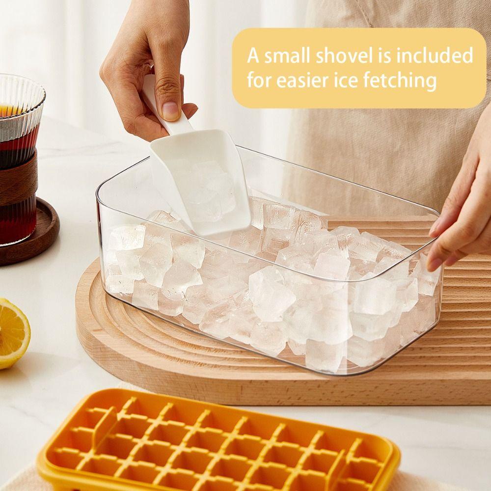 Populer Ice Cube Tray Kulkas Freezer One Press Deicing Pembuatan Es Food Grade