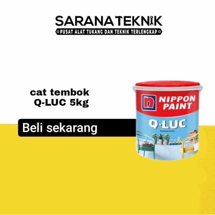 [SARANA TEKNIK] Cat Tembok qluc Warna 5kg / Cat Tembok Qluk 5Kg / Cat Tembok Termurah 5kg Qluc / Cat