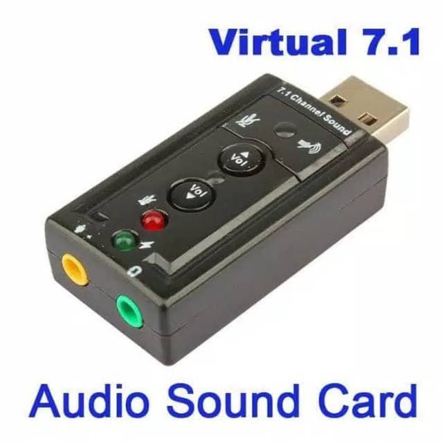 SOUNDCARD USB VIRTUAL ADAPTOR 7.1 CHANNEL USB SOUND CARD