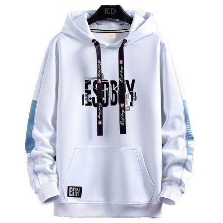 Sweater Hoodie Pria MICHAEL HOODIE Switer Distro Cowok Trend - Putih