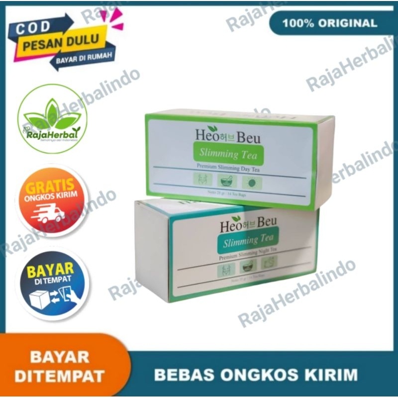 

(GHA)Heo Beu Slimming Tea BPOM Teh Pelangsing Penghancur Lemak Pelancar Bab ( 1 Paket )
