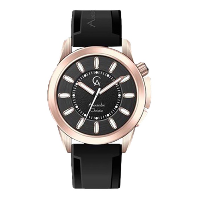 Ririsstore Jam Tangan Pria Alexandre Christie Classic AC 8632 MH RRGBA Men Black