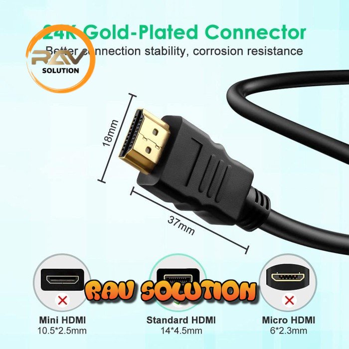 kabel hdmi m to hdmi f 30cm /kabel hdmi extention 30cm - SET A