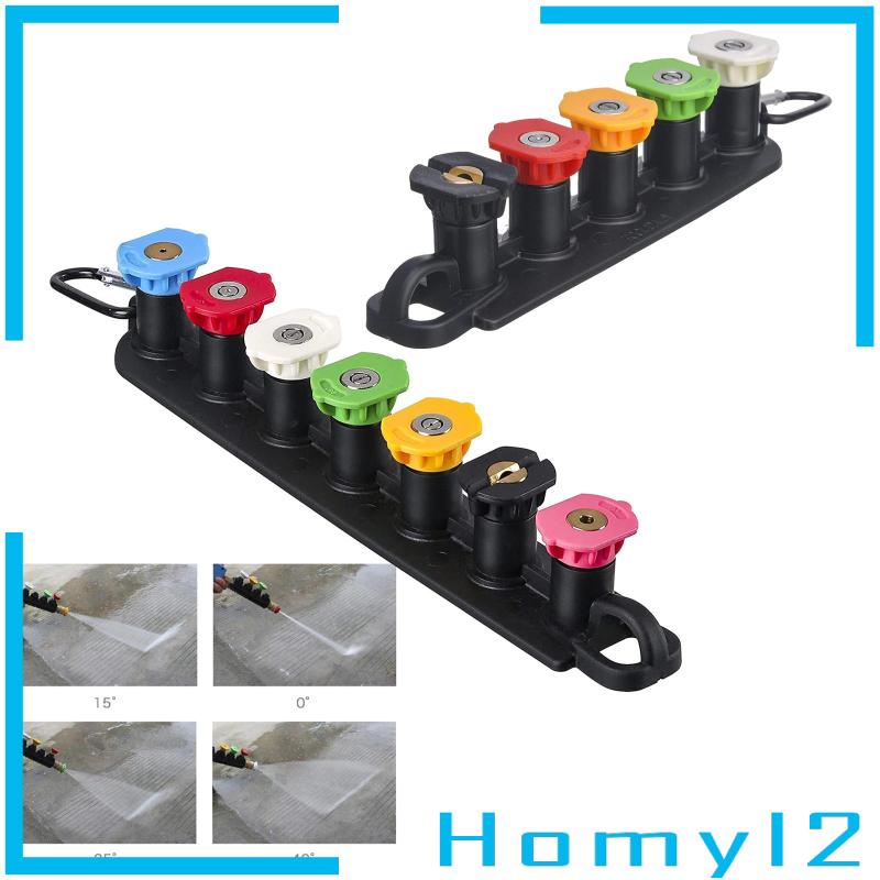 [HOMYL2] Pressure Washer Tips Aksesori Untuk Membersihkan Pressure Washer Spray Nozzle Set