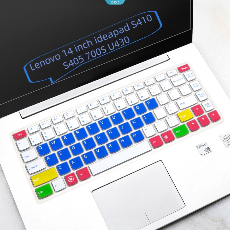 Cover Keyboard Komputer Untuk Lenovo 14inch Ideapad S410 S405 700S U430 Film Pelindung Tahan Air Silikon Full Coverage [ZK]