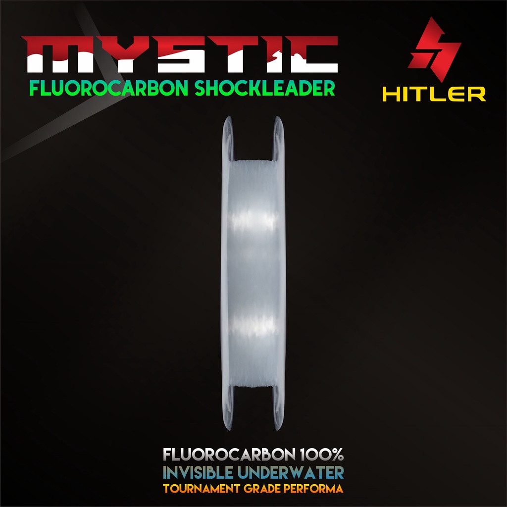 LEADER FLUOROCARBON SHOCKLEADER Hitler Mystic  60 METER | SENAR PANCING | BENANG LEADER