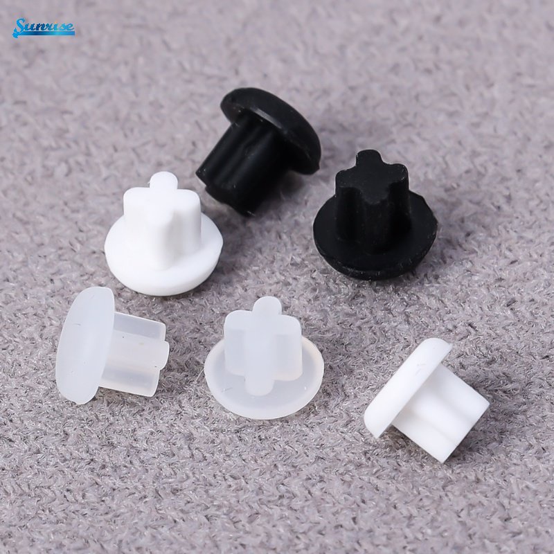 10pcs Lembut Berkualitas Tinggi Silikon Lingkungan Mini 3.5mm Earphone Lubang Debu Colokan Kecil Praktis Laptop Portabel Perempuan Port Audio Mikrofon Penutup Antarmuka Debu