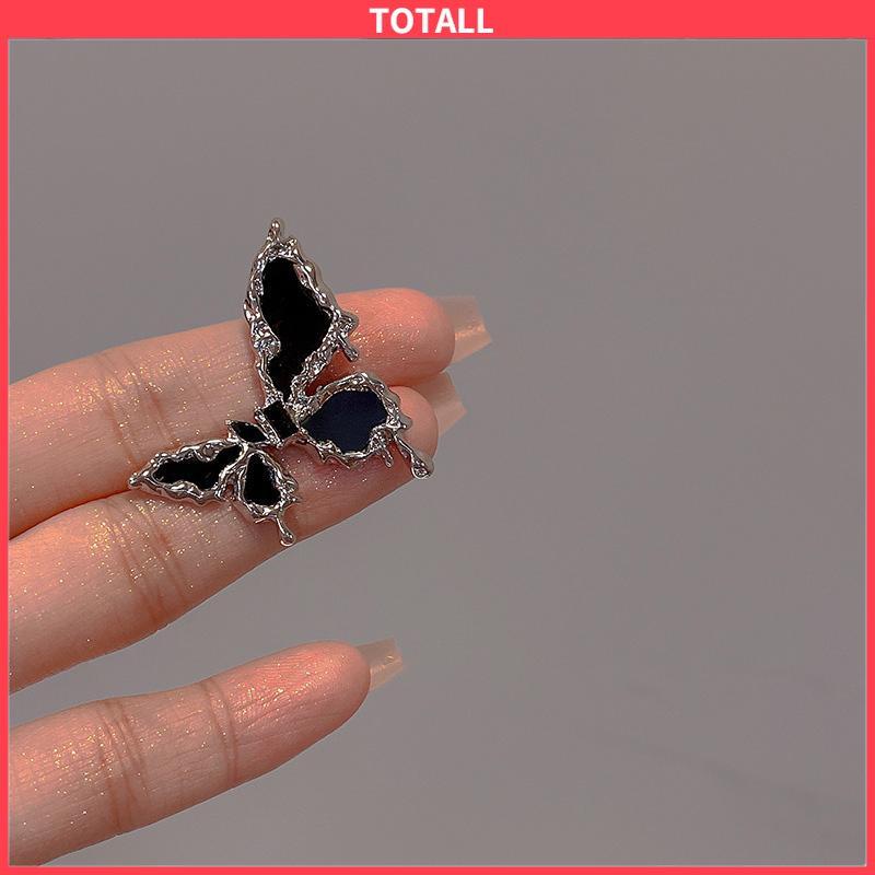 COD Anting Tusuk Sterling Silver 925 Desain Kupu-kupu Anting Untuk Wanita-Totall