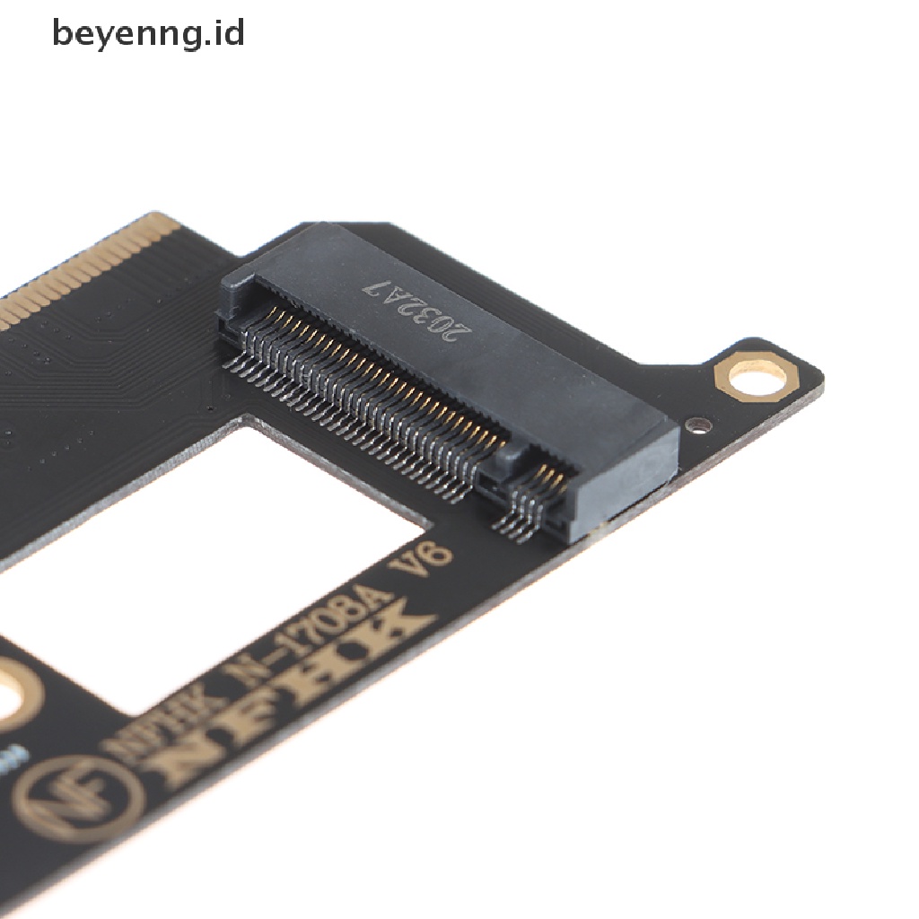 Beyen NVMe M.2 NGFF SSD Untuk 13 &quot;2016-2017 MacBook Pro A1708 Upgrade Adapter card ID