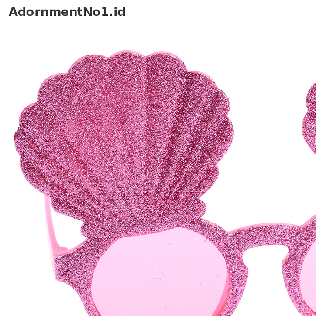 [AdornmentNo1] Kacamata Hitam Pesta Hawai Flamingo Tropical Luau Pool Beach Party Decoration [ID]