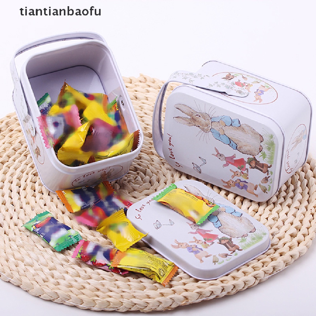 [tiantianbaofu] Vintage Kecil Koper Penyimpanan Kaleng Logam Kotak Permen Kotak Hadiah Cookie Gift Box Butik