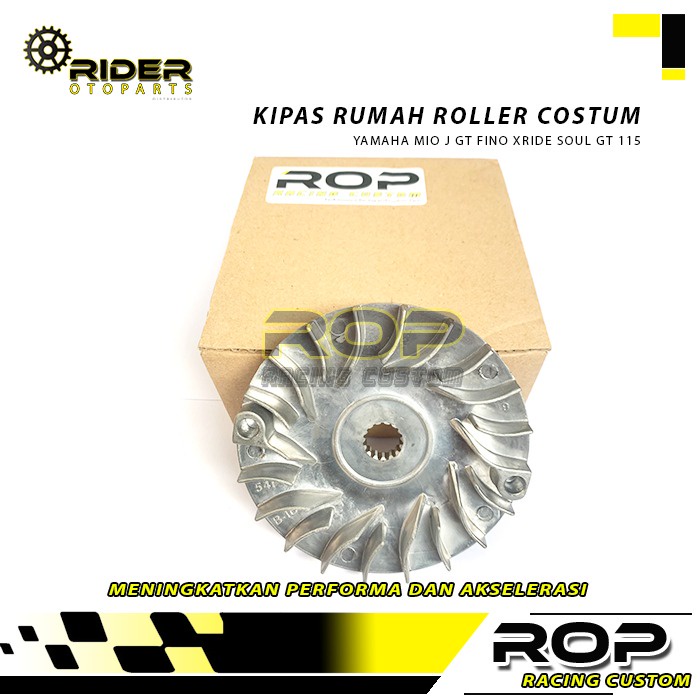 Upgrade CVT Racing Kipas  Pully Mio J Xride Soul GT Fino Fi Bubut Derajat