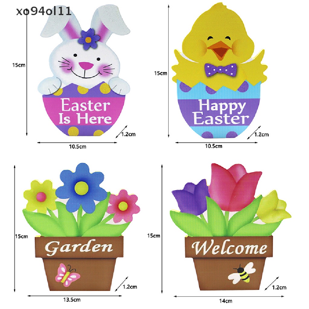 Xo Easter Spring Ornamen Paskah Dekorasi Perlengkapan Pesta Anak Hadiah OL