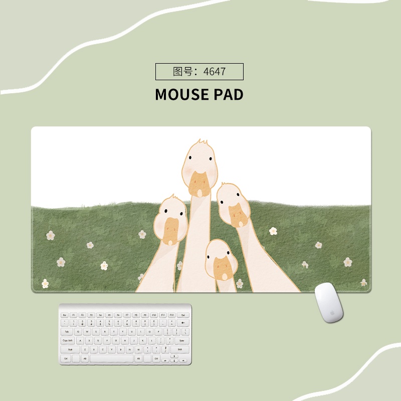 Summer Vibe 800x300mm Mousepad Cute Kawaii Gaming Mouse Pad Karet Besar Fashion Laptop Notebook Meja Alas Aksesoris Kantor