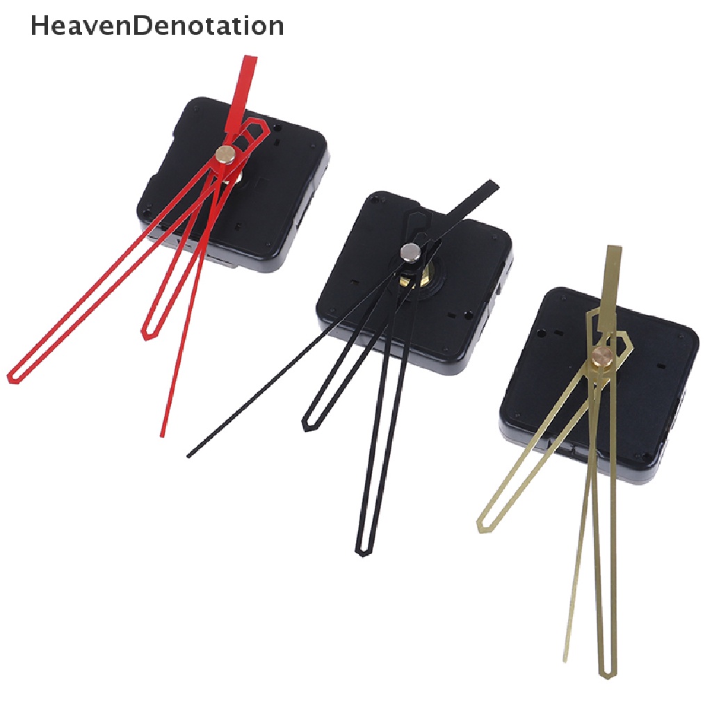 [HeavenDenotation] Jam Dinding Movement Mechanism Perbaikan DIY Part Kit Gold Shaft Panjang HDV