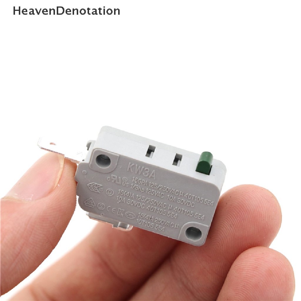 [HeavenDenotation] Kw3a 16A 125V/250V Microwave Oven Door Micro Switch Biasanya Tutup HDV